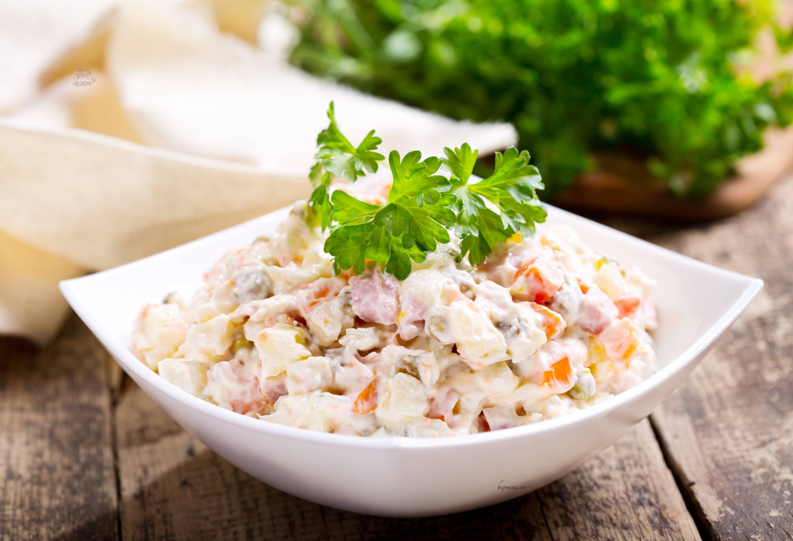 Món salad kiểu Nga - món ăn có cách chế biến đơn giản nhưng cực hấp dẫn